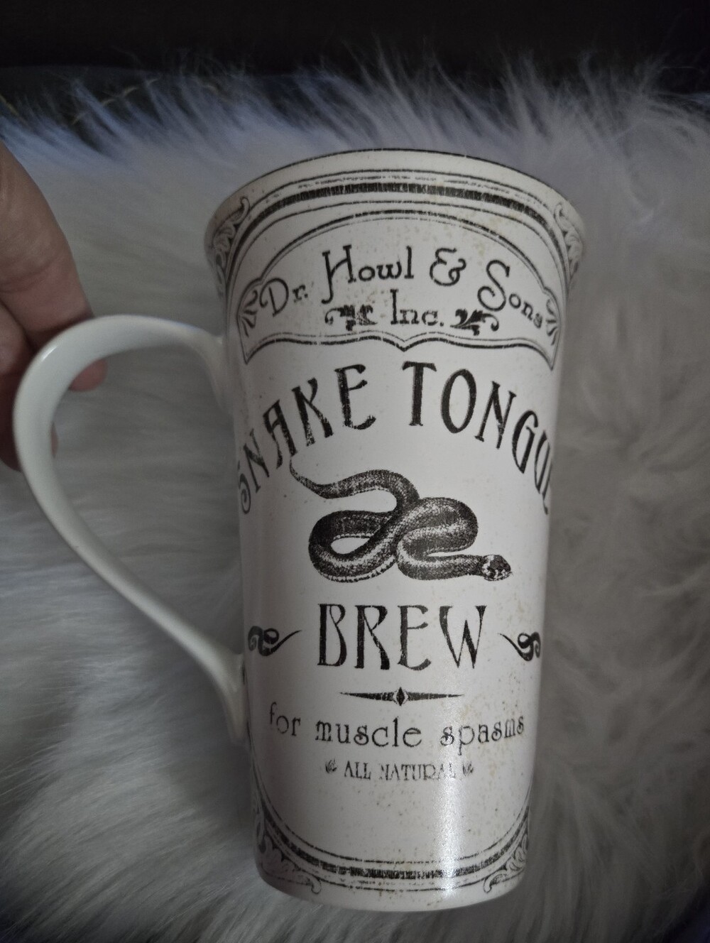 Snake Tongue Brew By Alchemists Ltd 222 Fifth 18oz Latte Mug Halloween